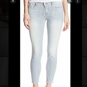 True Religion Serena Pinstripe Jean NWOT